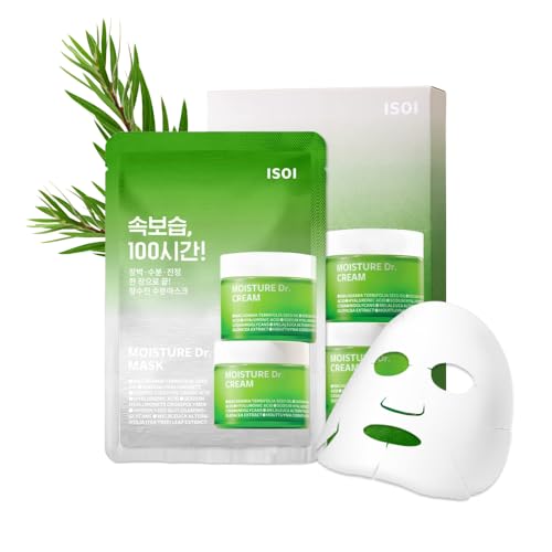 ISOI Moisture Dr. Mask Pack, Hydrating & Soothing Korean Sheet - Product Imagery