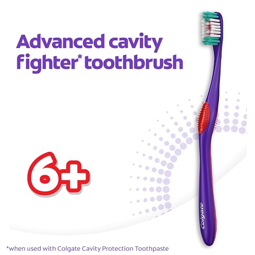 Colgate Kids Advanced Cavity Fighter Soft Toothbrushes, 4 Pack - Product Imagery