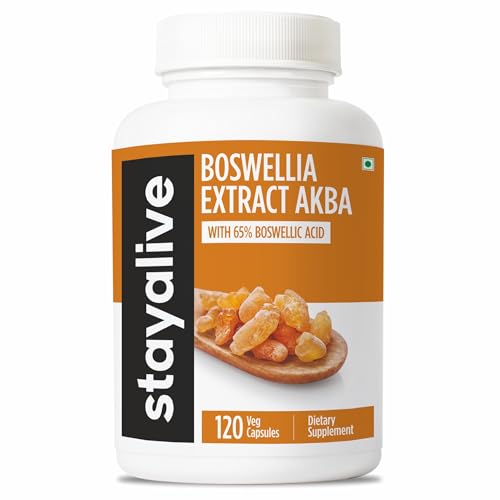 STAY ALIVE Boswellia Serrata Extract Capsules 1000mg with AKBA - Product Imagery