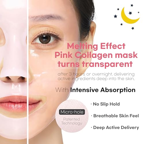 Deep Collagen Overnight Mask for Glass Skin, Hydrating Mask, - Product Imagery