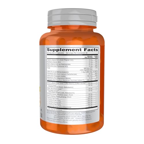 NOW Foods Sports Nutrition, Sports Energy Extreme with B - Product Imagery