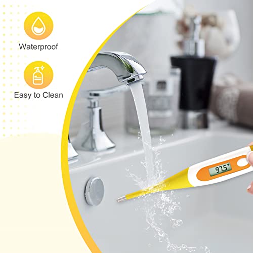 Easy@Home Digital Oral Thermometer for Fever Adults: Rectal, - Product Imagery