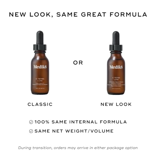 Medik8 C-Tetra Luxe - Balancing Vitamin C Serum For Face - - Product Imagery