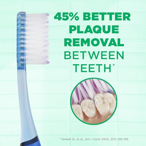 GUM Deep Clean Technique Soft Toothbrush, Full Head, 2 Count - Product Imagery