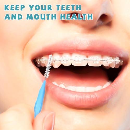 100PCS Interdental Brushes Between Teeth for Braces, Flossers - Product Imagery