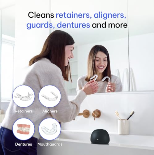 Zima Dental Pod: Ultrasonic Cleaner Machine for Retainers, - Product Imagery