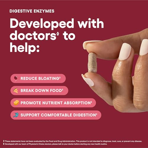 Physician's CHOICE Digestive Enzymes for Bloating & Digestion - - Product Imagery