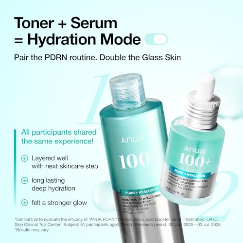 Anua PDRN 100 Hyaluronic Acid Booster Toner, 8.45 fl oz - Product Imagery