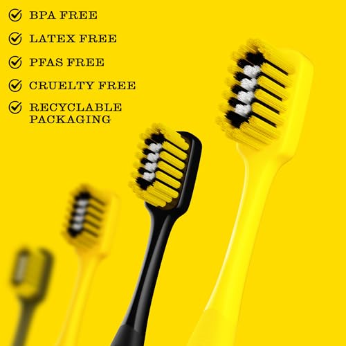 TWICE Soft Stadium Bristle Toothbrush – Innovative 3-Tier Soft - Product Imagery