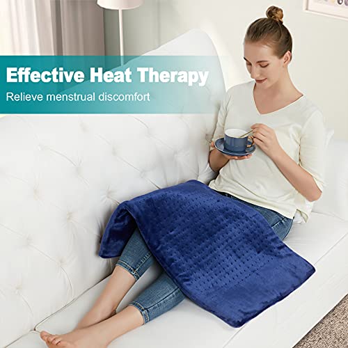 Heating Pad for Back Pain Relief, CAROMIO 33"x17" Extra Large - Product Imagery