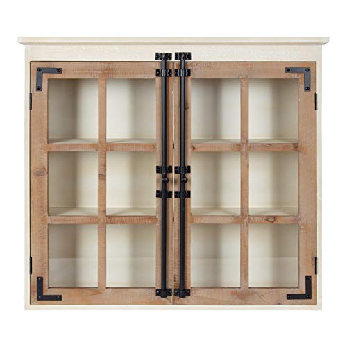 Kate and Laurel Hutchins Decorative Farmhouse Wood Wall Cabinet, - Product Imagery