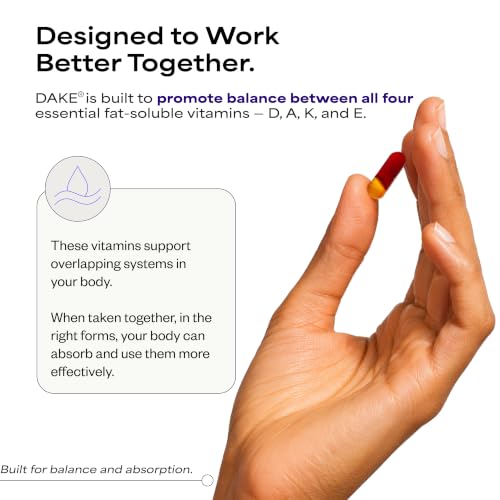DAKE by Dave Asprey | Vitamins D-A-K-E | 60 Day Supply - Product Imagery
