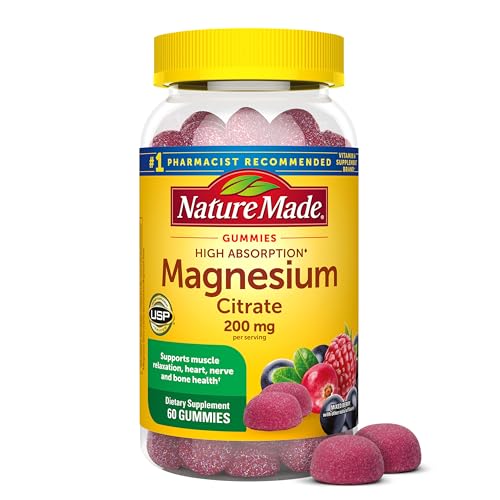 Nature Made High Absorption Magnesium Citrate 200mg per Serving, - Product Imagery