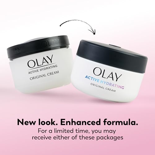 Olay Active Hydrating Cream Face Moisturizer, 1.9 fl oz - Product Imagery