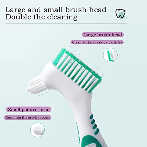 Denture Brush 4Pcs Denture Toothbrushes Double Sided Toothbrush - Product Imagery