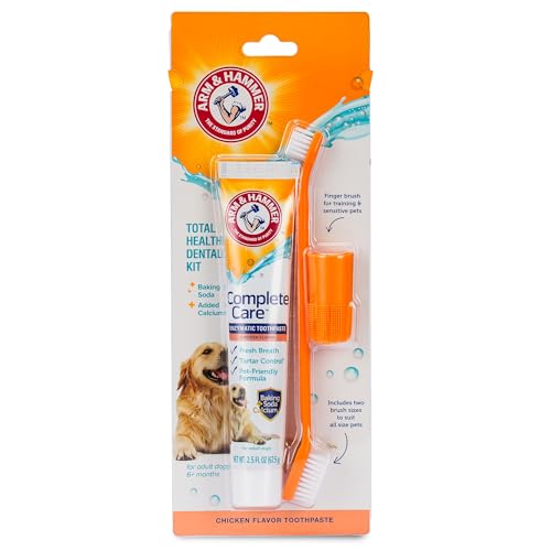 Arm and Hammer Complete Care Dog Dental Kit, Chicken Flavor, 2.5 - Product Imagery