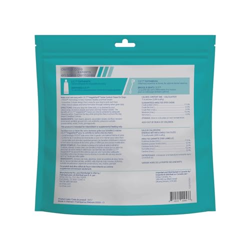 C.E.T. Veggiedent Fr3sh Plaque and Tartar Control Chews for - Product Imagery