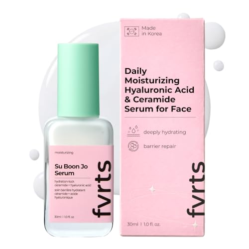 Hyaluronic Acid & Ceramide Hydrating Serum for Face, Korean Skin - Product Imagery