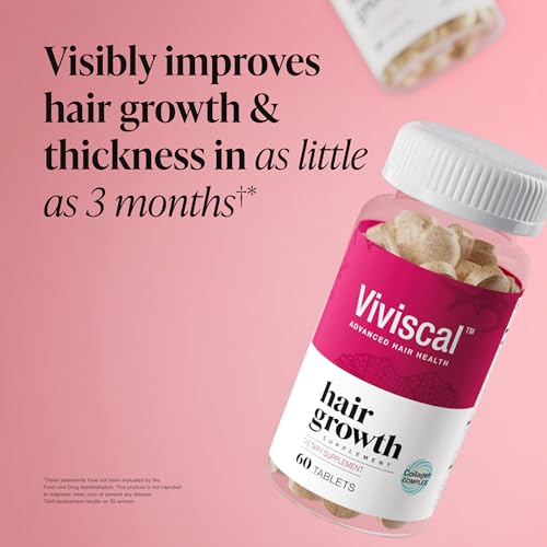 Viviscal Hair Growth Supplements for Women, 180 Tablets, 90-Day - Product Imagery
