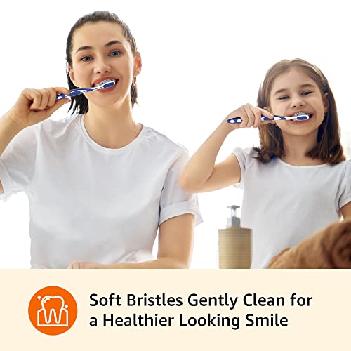 Amazon Basics Orbit Toothbrushes, Soft Bristles, Full Size, 4 - Product Imagery