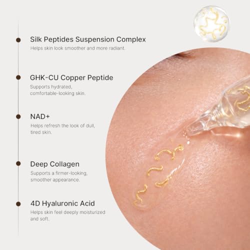 Glow Intensive Silk Peptides Collagen GHK-Cu Copper Peptides - Product Imagery
