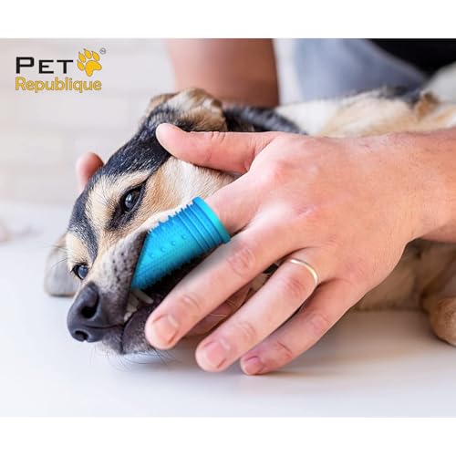 Pet Republique 360 Degree Finger Toothbrush for Dogs and Cats – - Product Imagery