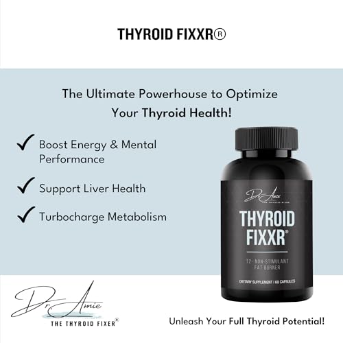 Thyroid Support by Dr. Amie | T2 Thyroid Supplement | 30 Day - Product Imagery