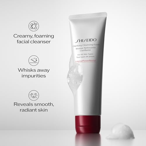 Shiseido Clarifying Cleansing Foam - 125 mL - Cleanses, Balances - Product Imagery