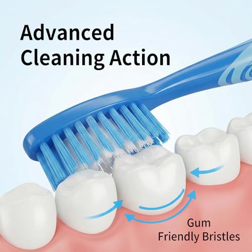 Medium Bristle Toothbrush for Adults, Manual Whitening Brush - Product Imagery