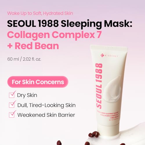 K-SECRET SEOUL1988 Collagen Sleeping Mask with 7-Type Collagen, - Product Imagery