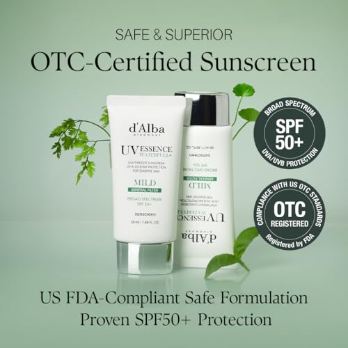 d'alba Piedmont Italian White Truffle Waterfull Mild Sunscreen, - Product Imagery