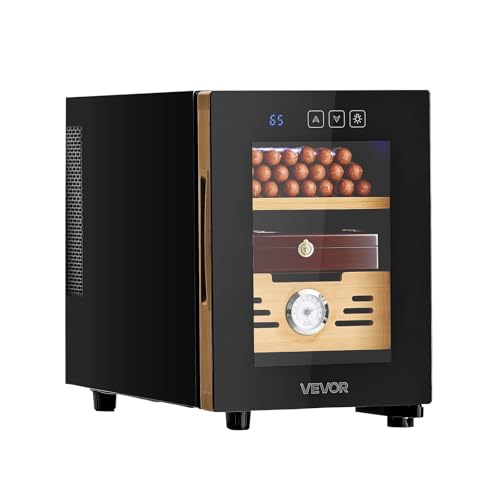 VEVOR Electric Humidor, 16L, 100 Counts Electric Cigar Humidor - Product Imagery