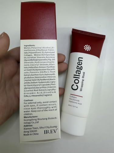 IREV Collagen Wrapping Mask - Product Imagery