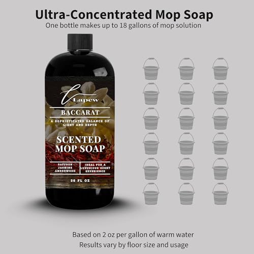 Lapew Baccarat Scented Mop Soap - Luxury Floor Cleaner - Product Imagery