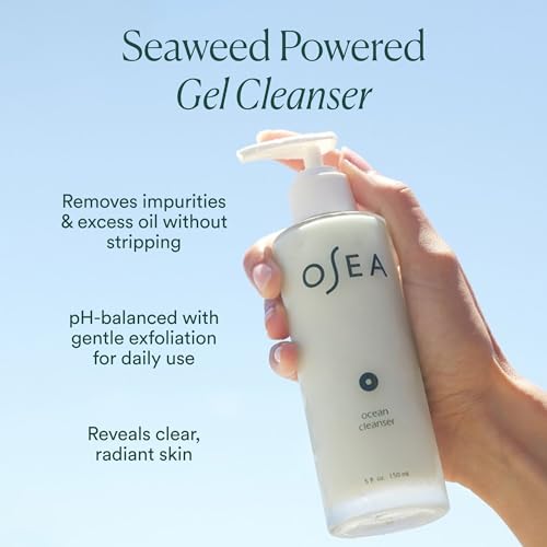 OSEA Ocean Cleanser 5 oz - Nourishing Facial Cleansing Gel - - Product Imagery