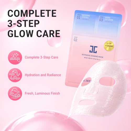 JAYJUN Intensive Shining Mask with Lavender Extract (10 Pack) - Product Imagery