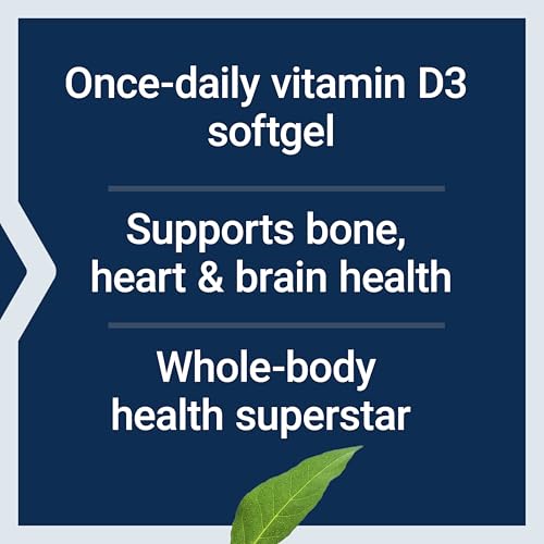 Life Extension Vitamin D3 125 mcg (5000 IU), Bone Health, Brain - Product Imagery