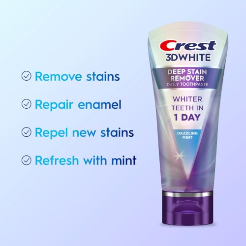 Crest 3DWhite Brilliance Deep Stain Remover Dazzling Mint - Product Imagery