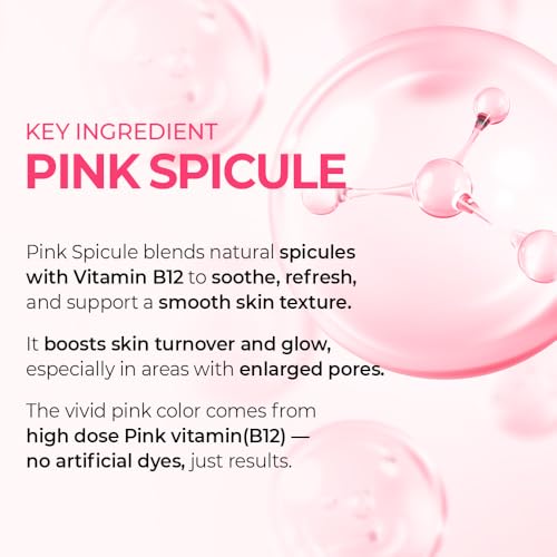 n Cyano Pink Spicule Serum with Vitamin B12, Liquid Microneedle - Product Imagery