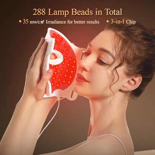 MEGELIN 7 Colors Led Light Therapy Facial Mask, Face Light - Product Imagery