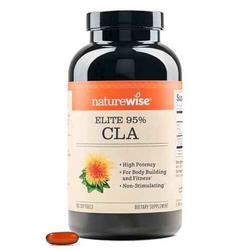 NatureWise CLA 1300 - 95% Active Conjugated Linoleic Acid for - Product Imagery