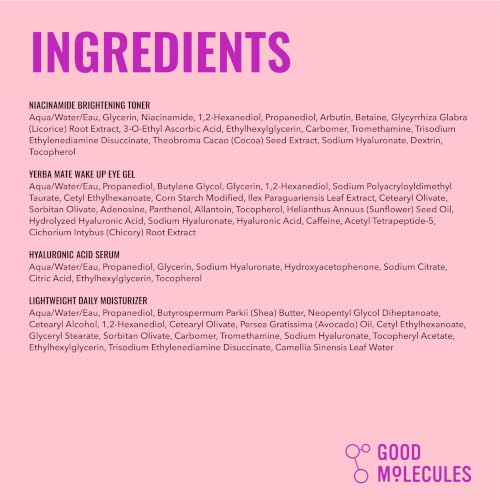 Good Molecules The Daily Essentials Set, 4-Step Skin Care Kit, 4 - Product Imagery