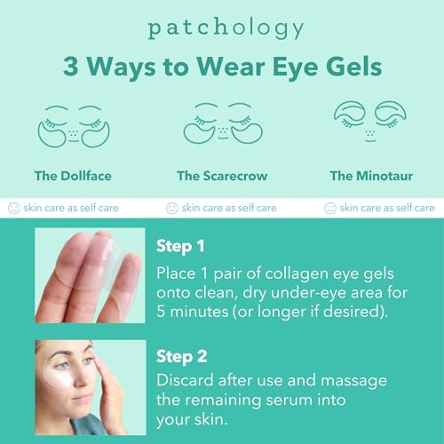 Patchology Eye Gels Patch (5 Pairs) - Natural Eye Patches for - Product Imagery