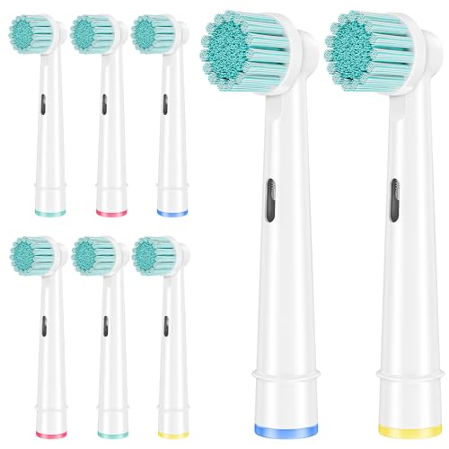 Sensitive Gum Care Replacement Toothbrush Heads Compatible with - Product Imagery