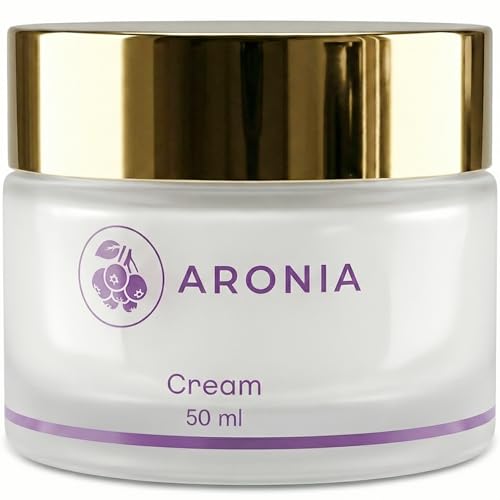 LAMUAMOR Aronia Extract Day Night Cream for Face Neck with Antioxidant Formula, Hydrating Moisturizer, Brightening 1.76 