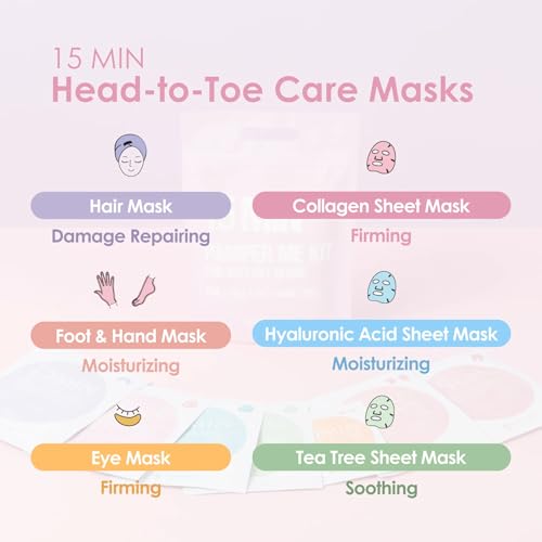 Naisture 15 Min Pamper Me Kit Korean Spa Skincare Gift Set for - Product Imagery