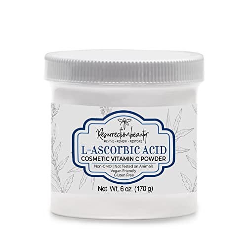100% Pure L-Ascorbic Acid (Cosmetic Vitamin C Powder for Face) - Product Imagery