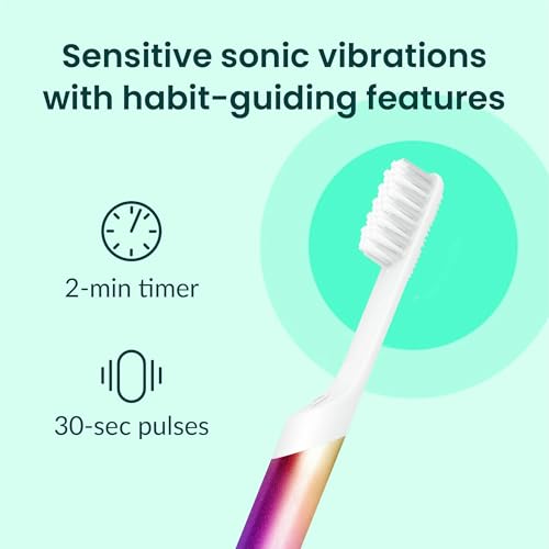 Quip Metal Sonic Electric Toothbrush for Adults - Time Travel & - Product Imagery