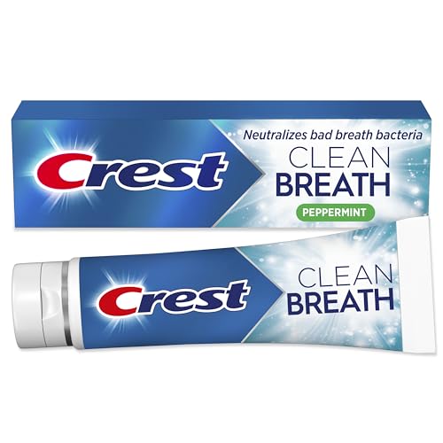 Crest Toothpaste Clean Breath Peppermint 4.6oz – Neutralizes Bad - Product Imagery