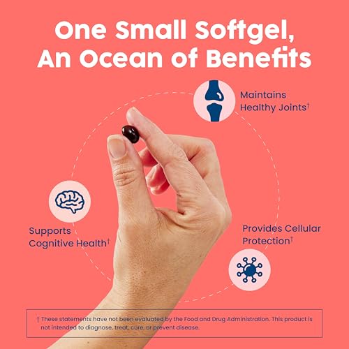 NativePath Antarctic Krill Oil 500mg, Omega-3, 60 Softgels - Product Imagery